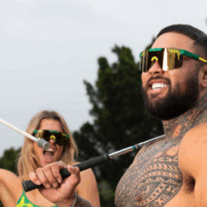PIT VIPER The Straya Original écran HDPV Polarized Gold, Taille Regular