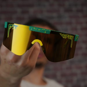 PIT VIPER The Straya Original écran HDPV Polarized Gold, Taille Large