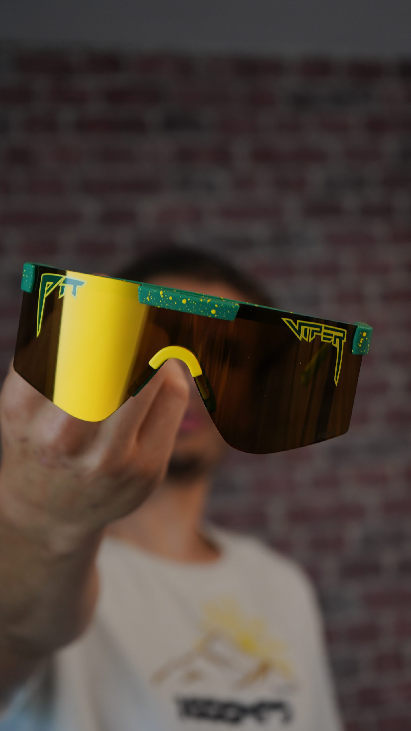 PIT VIPER The Straya Original écran HDPV Polarized Gold, Taille Regular